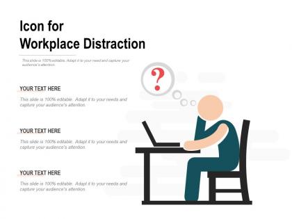 Icon for workplace distraction
