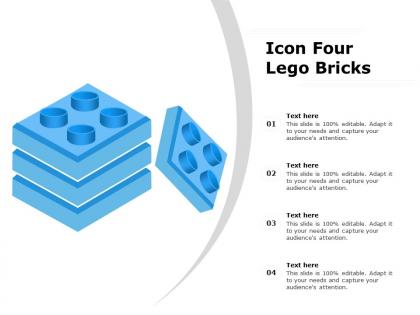 Icon four lego bricks