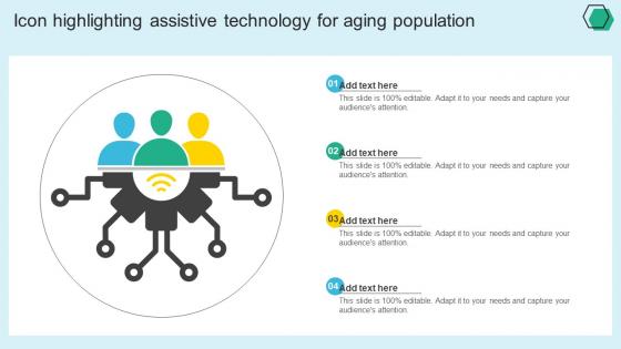 Icon Highlighting Assistive Technology For Aging Population
