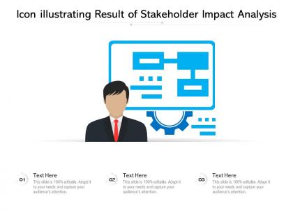 Icon illustrating result of stakeholder impact analysis