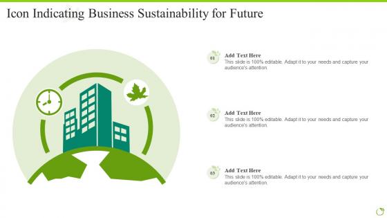 Icon Indicating Business Sustainability For Future