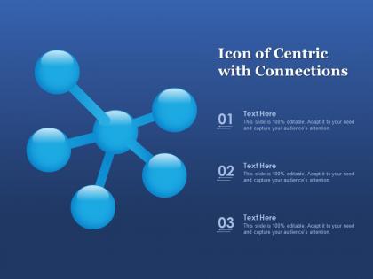 Icon of centric with connections