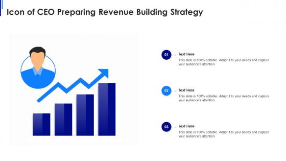 Icon of ceo preparing revenue building strategy