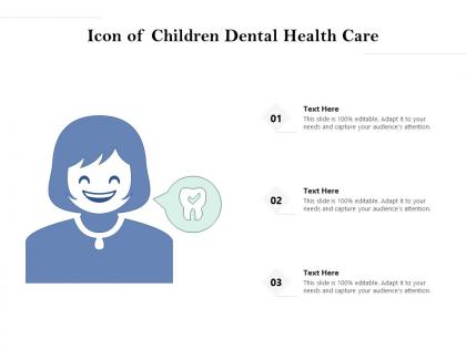 Icon of children dental health care