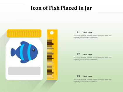 Icon of fish placed in jar