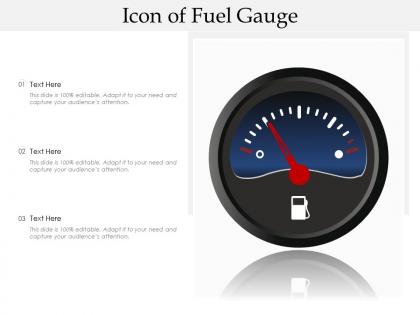Icon of fuel gauge