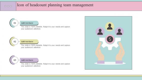 Icon Of Headcount Planning Team Management