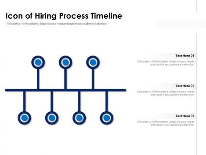 Icon of hiring process timeline