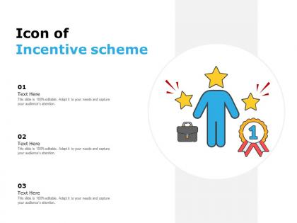Icon of incentive scheme