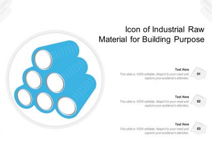 Icon of industrial raw material for building purpose