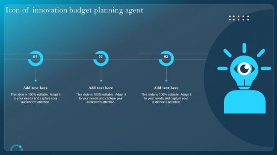 Icon Of Innovation Budget Planning Agent