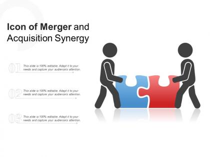 Icon of merger and acquisition synergy