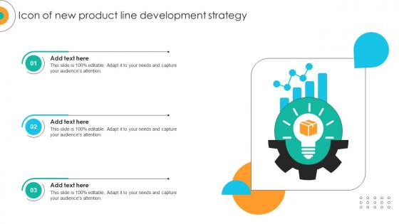 Icon Of New Product Line Development Strategy
