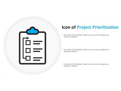 Icon of project prioritization
