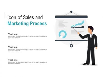 Icon of sales and marketing process
