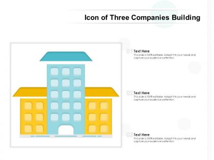 Icon of three companies building