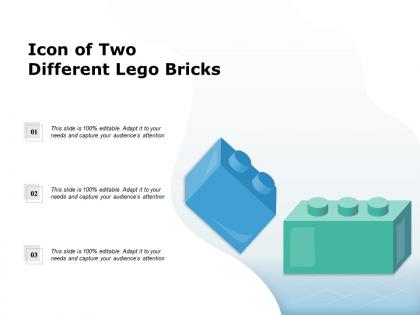 Icon of two different lego bricks
