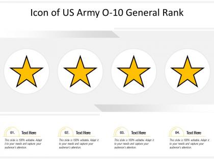 Icon of us army o 10 general rank