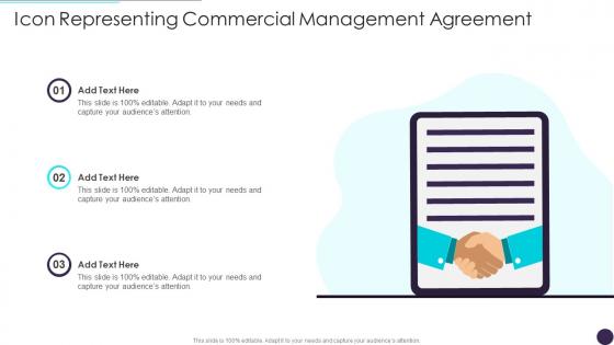 Icon Representing Commercial Management Agreement