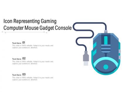 Icon representing gaming computer mouse gadget console