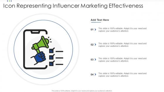 Icon Representing Influencer Marketing Effectiveness