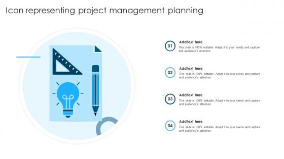 Icon Representing Project Management Planning
