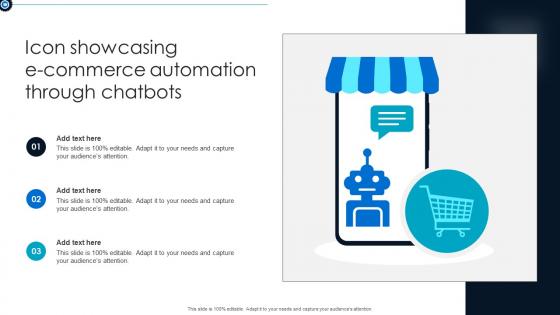 Icon Showcasing E Commerce Automation Through Chatbots
