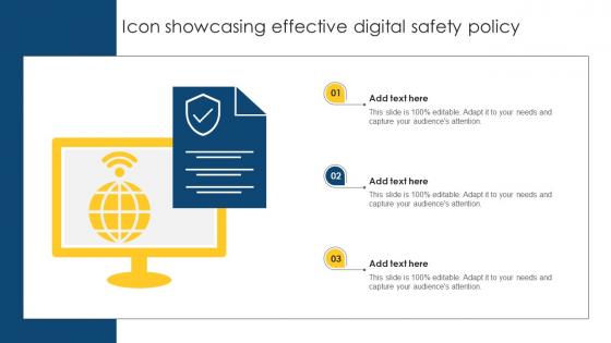 Icon Showcasing Effective Digital Safety Policy
