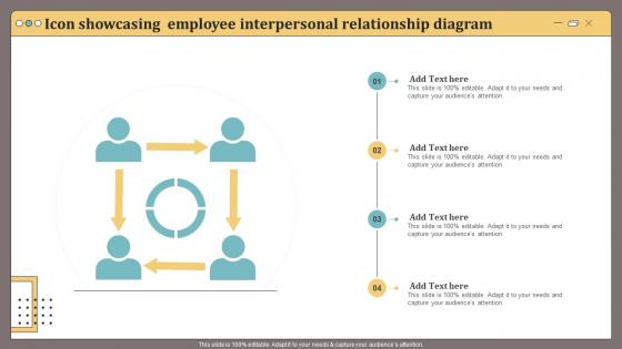 Icon Showcasing Employee Interpersonal Relationship Diagram