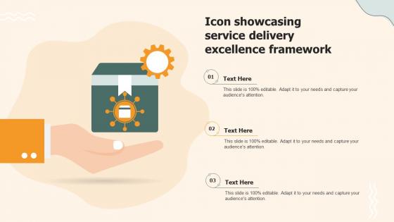 Icon Showcasing Service Delivery Excellence Framework