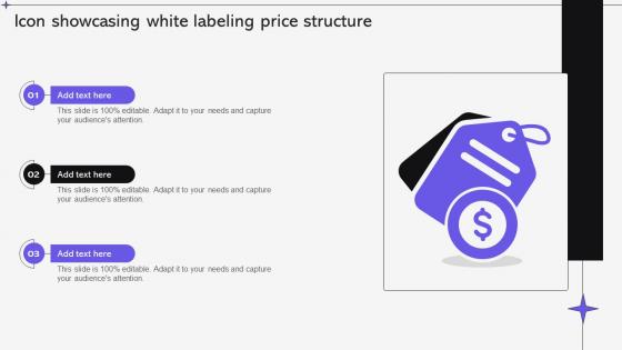 Icon Showcasing White Labeling Price Structure