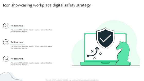 Icon Showcasing Workplace Digital Safety Strategy