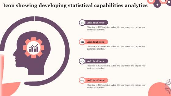 Icon Showing Developing Statistical Capabilities Analytics