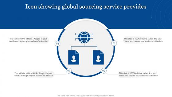 Icon Showing Global Sourcing Service Provides