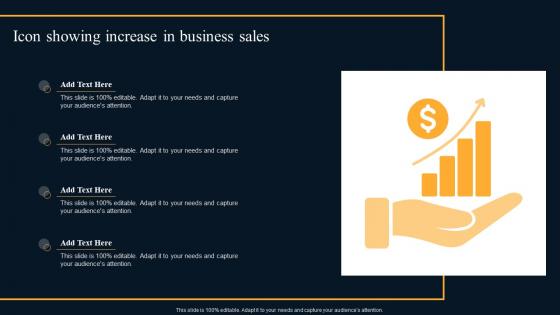 Icon Showing Increase In Business Sales
