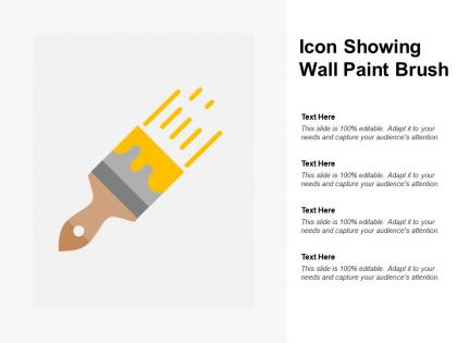 Icon showing wall paint brush