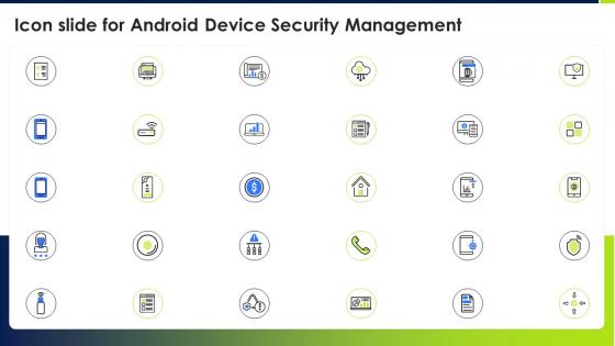 Icon Slide For Android Device Security Management