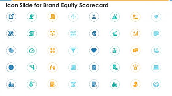 Icon slide for brand equity scorecard