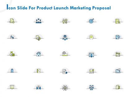 Icon slide for product launch marketing proposal ppt file formats