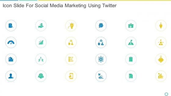 Icon Slide For Social Media Marketing Using Twitter Ppt Powerpoint Presentation File Aids