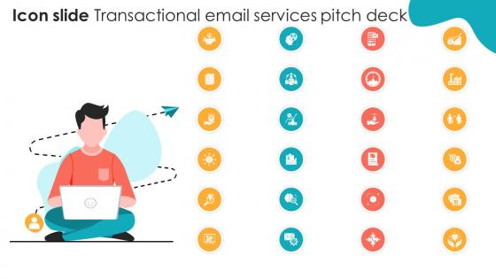 Icon Slide Transactional Email Services Pitch Deck