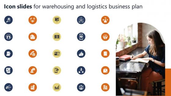 Icon Slides For Warehousing And Logistics Business Plan BP SS