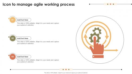 Icon To Manage Agile Working Process