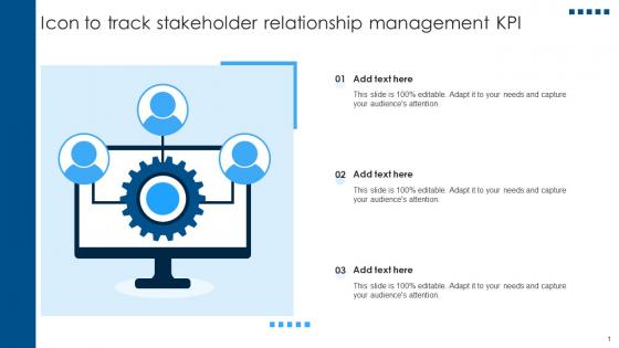 Icon To Track Stakeholder Relationship Management KPI