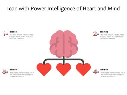 Icon with power intelligence of heart and mind