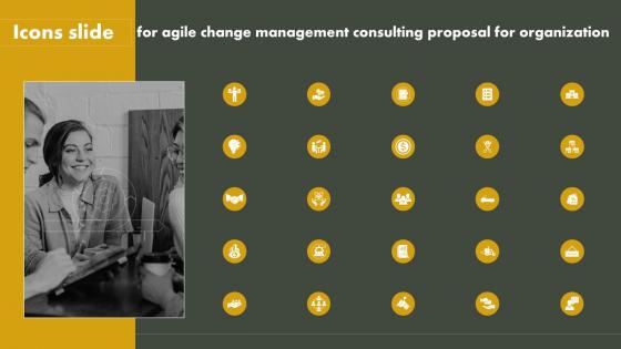 Icons Agile Change Management Consulting Proposal For Organization