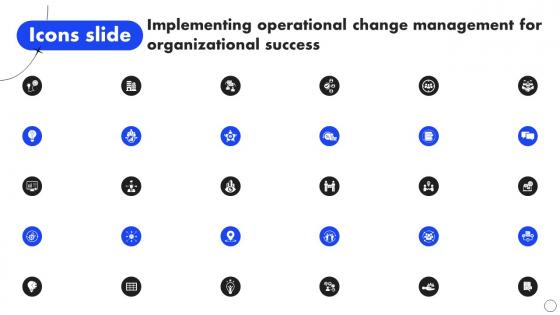 Icons Implementing Operational Change Management CM SS