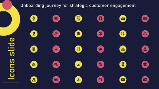 Icons Onboarding Journey For Strategic Customer Engagement