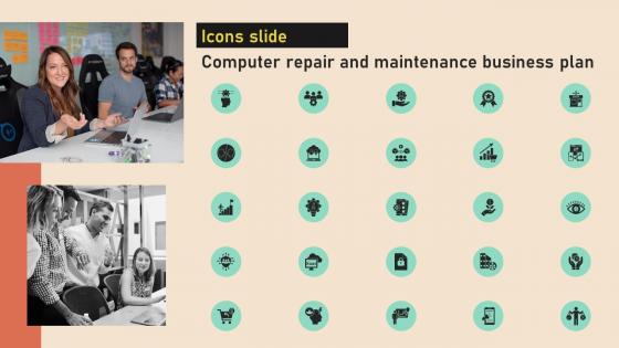 Icons Slide  Computer Repair And Maintenance Business Plan BP SS