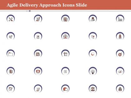 Icons slide agile delivery approach ppt portrait